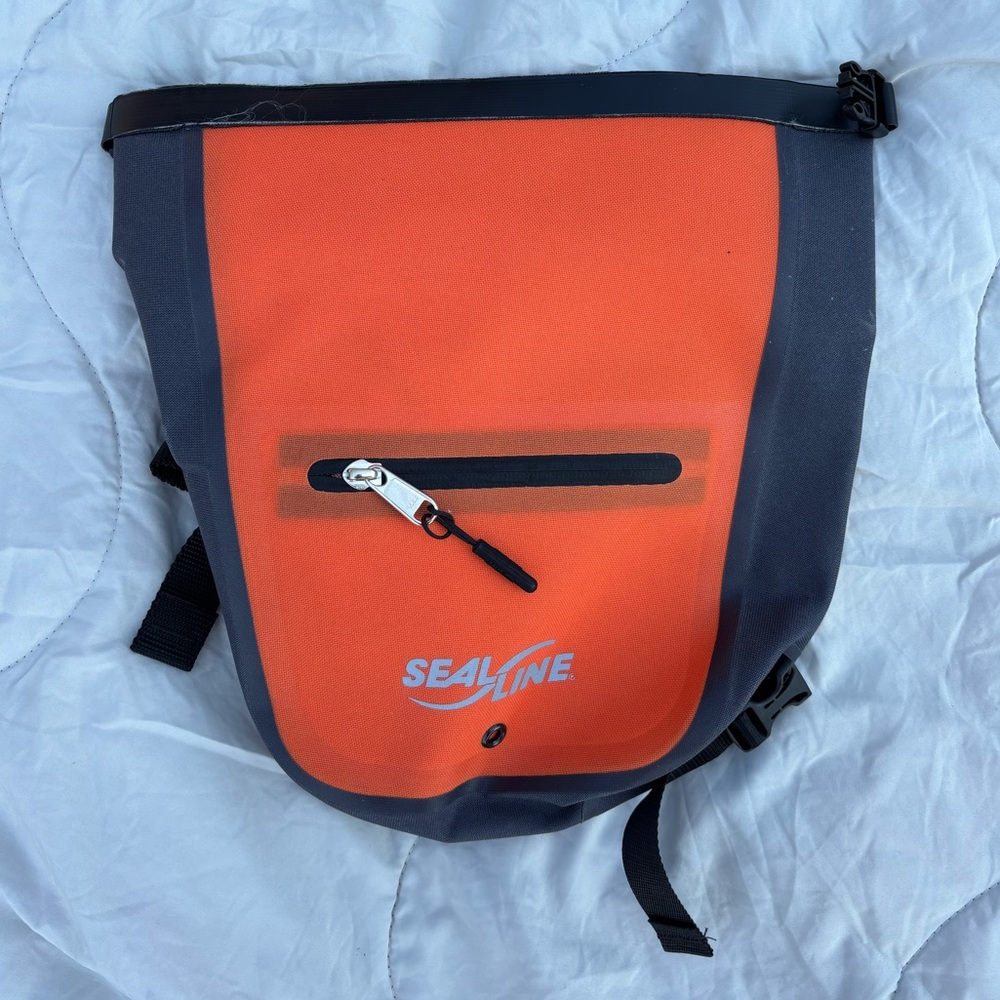 SealLine Orange and Black Waterproof Hip Bag